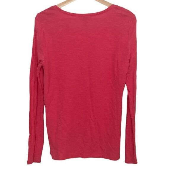Loft‎ Pink Flower Long Sleeve T Shirt Size M - Picture 2 of 11